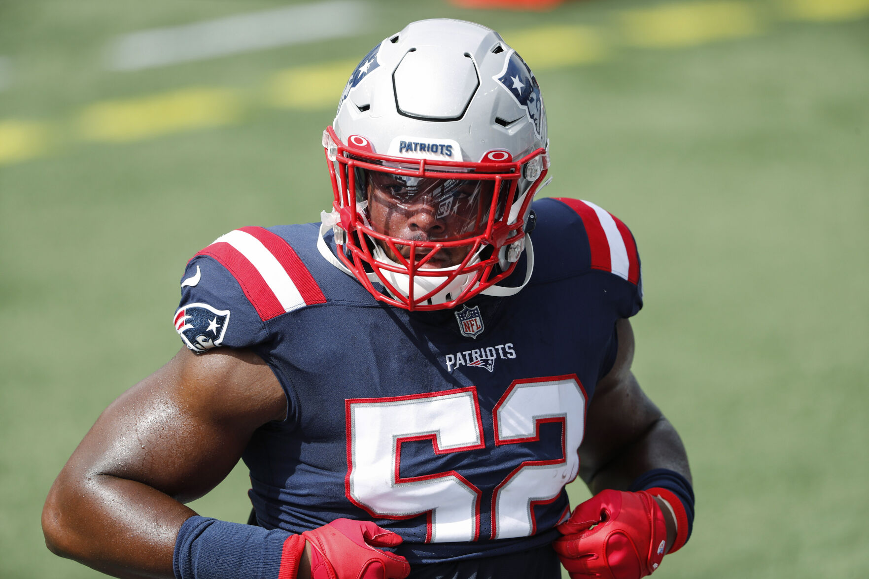 Patriots' Copeland holds Zoom chat with students